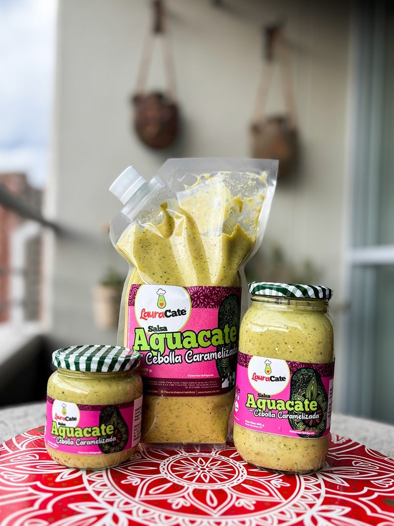 Salsa de Aguacate con Cebolla Caramelizada