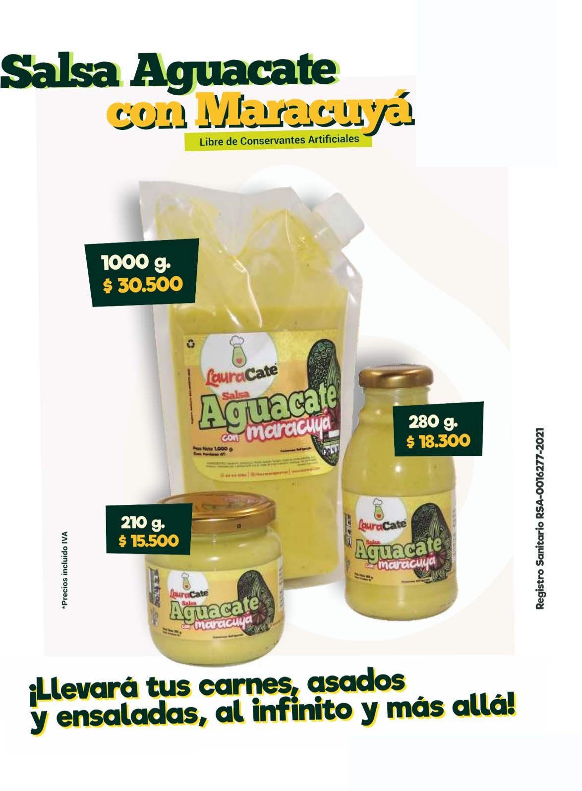 Salsa de Aguacate con Maracuyá